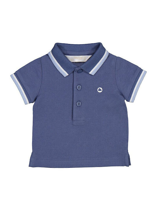 Mayoral Παιδικό Polo Κοντομάνικο Μπλε Basic