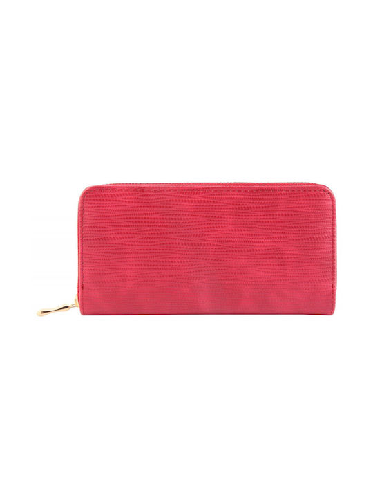 Women's synthetic leather wallet red PGC006RA