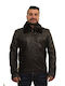 Herren Lederjacke Ice - Braun