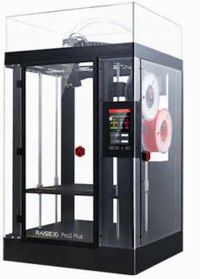 Raise3D Pro2 Plus Αυτόνομος 3D Printer Διπλού Extruder με Σύνδεση Ethernet / USB / Wi-Fi