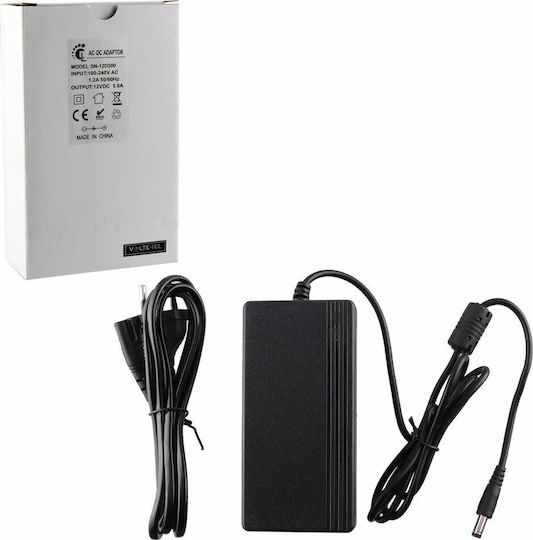 Volte-Tel Universal Τροφοδοτικό 12V 5A με Ισχύ 60W (8328589)