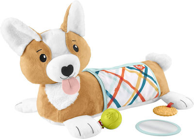 Fisher Price Animal Σκυλάκι made of Fabric with Sounds for 0++ Months