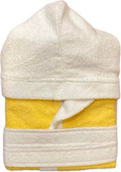 Decotelia Kids Hooded Bathrobe Yellow
