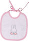 Miffy Des.68 Lätzchen aus 100% Baumwolle mit Spitzenband Rosa