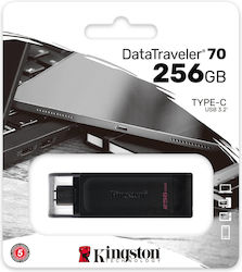 Kingston DataTraveler 70 256GB USB 3.2 USB-C Черен