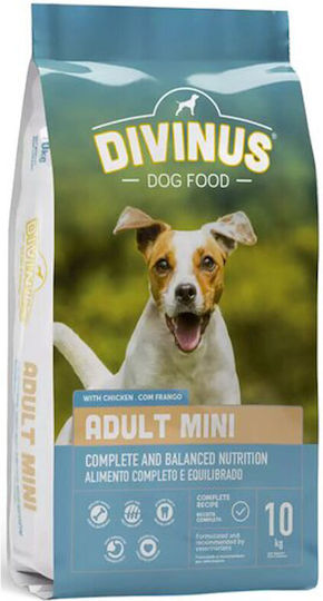 Divinus Pet Nutrition Adult Mini 10кг Суха Храна за Възрастни Кучета от Малки Породи с Пилешко