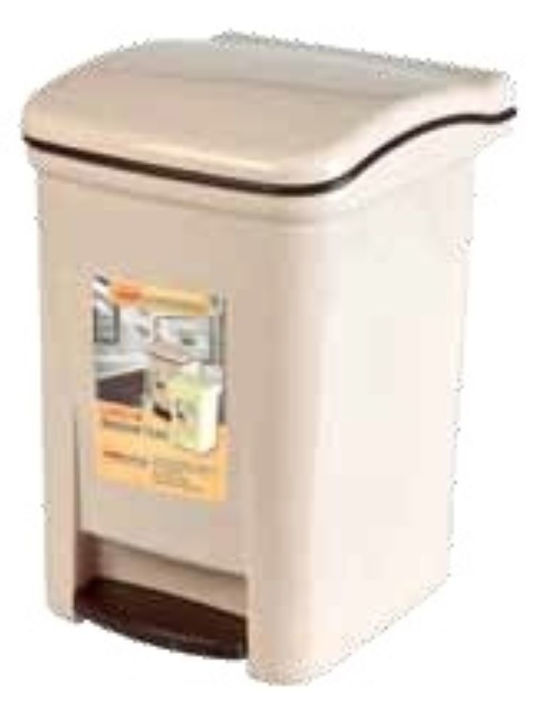 Nektarplast Cosmo 1400 Plastic Toilet Bin 11lt Beige