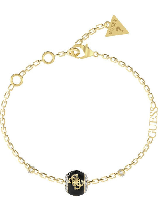Guess Women's Bracelet Chain made of Steel Gold Plated