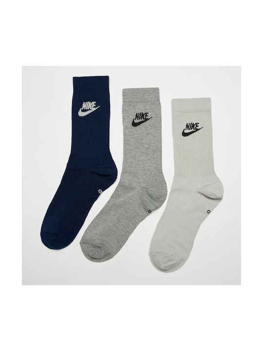 Nike Everyday Essential Αθλητικές Κάλτσες Πολύχρωμες 3 Ζεύγη