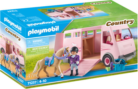 Playmobil Land Pferdetransportfahrzeug für 4-10 Jahre