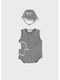 Mayoral Baby Bodysuit Set Sleeveless with Accessories Gray 2pcs