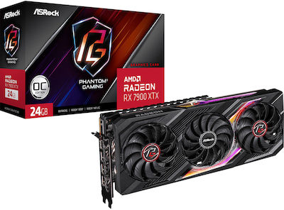 ASRock Radeon RX 7900 XTX 24GB GDDR6 Phantom Gaming OC Κάρτα Γραφικών