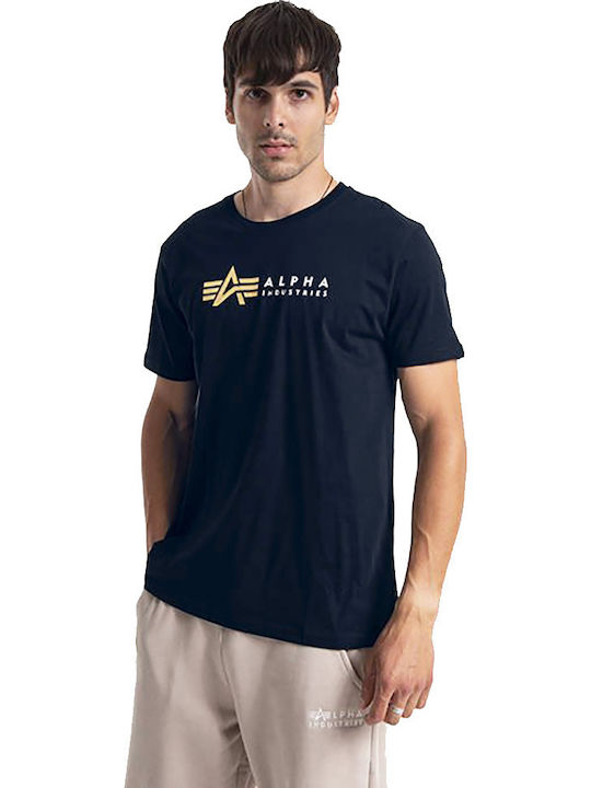 T-shirt Navy Μπλε