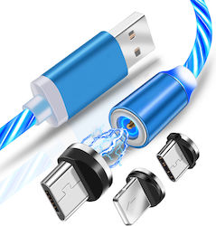 Techsuit USB to Lightning / Type-C / micro USB Cable 1m KF232285 Techsuit USB to Lightning / Type-C / micro USB Cable 1m KF232285