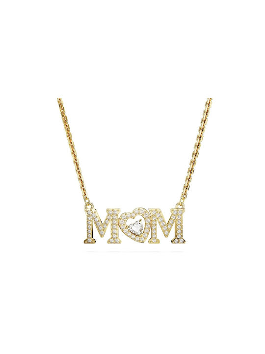 Swarovski Mother’s Day Necklace Mum Gold-Plated