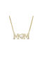 Swarovski Mother’s Day Necklace Mum Gold Plated