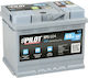 Lampa Car Battery with 60Ah Capacity and 490A CCA