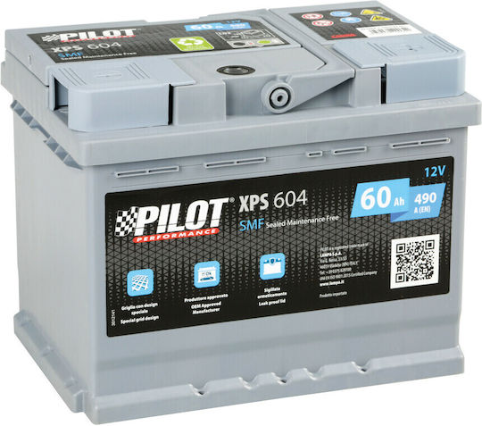 Lampa Car Battery with 60Ah Capacity and 490A CCA