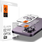 Spigen Optik.Tr ”Ez Fit” 2pcs Kameraschutz Gehärtetes Glas Deep Purple für das iPhone 14 Pro / 14 Pro Max AGL05597