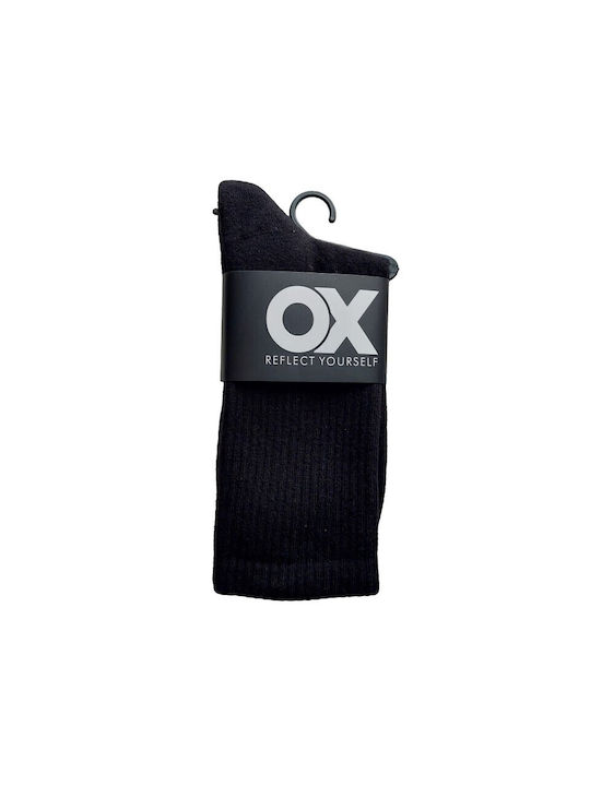 Men's Sports Sock "Reflect yourself" OX- BLACK 784-0260 BLACK