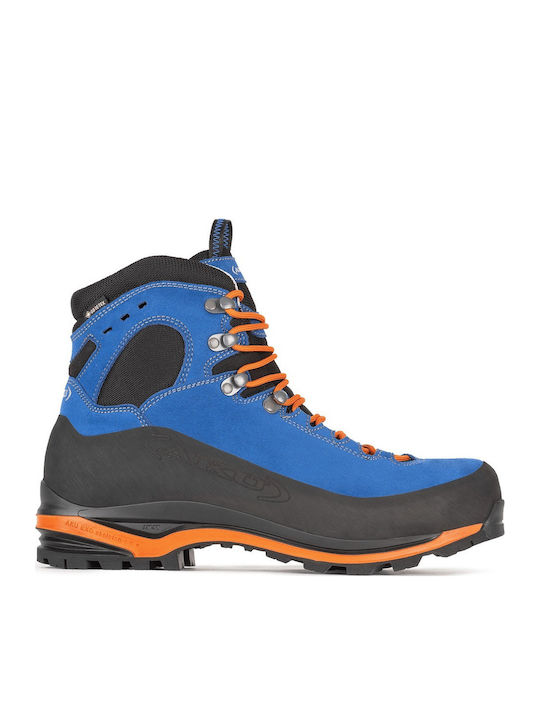 Aku Superalp V-Light GTX Ανδρικά Ορειβατικά Μποτάκια Αδιάβροχα με Μεμβράνη Gore-Tex Μπλε