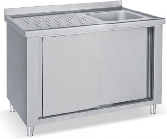 Bambas Frost Λάντζα Κλειστή Μονή LK1-120 με 1 Γούρνα 40x40x25cm