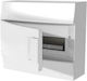Abb Mistral 41w Fuse Box Wall Mounted, 1 Row, 12 Elements P292xH257xD120mm
