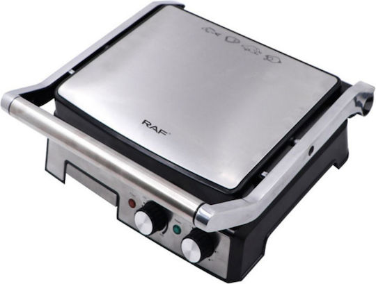 Raf R-2681 Τοστιέρα για 2 Τοστ 1800W Inox