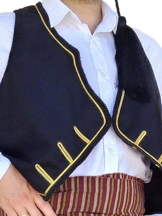 Costum Tradițional Vestă din postav căptușită