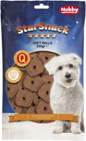 Nobby StarSnack Soft Rolls Kekse Hund mit Kalb 200gr 79784