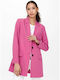 Only Lang Damen Blazer Fuchsie