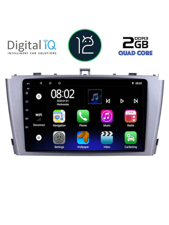 Digital IQ Car Audio System for Toyota Avensis Audi A7 2003-2009 (Bluetooth/USB/WiFi/GPS) with Touch Screen 9"