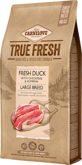 Carnilove True Fresh 11.4kg Dry Food Grain-Free for Adult Large Breed Dogs with Duck