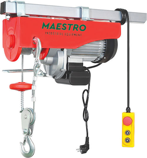 Maestro Elektrohebezeug DHS-400/800G for Load Weight up to 400kg in Rot Color