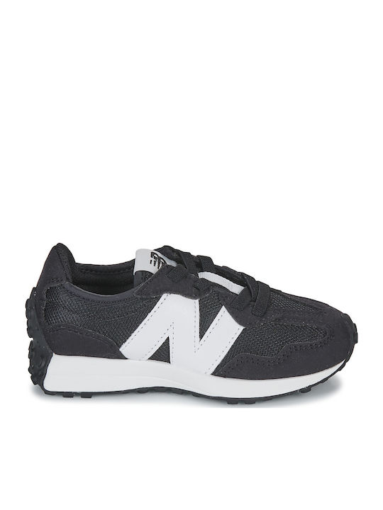 New Balance 327 Bungee Lace Παιδικά Sneakers Μαύρα