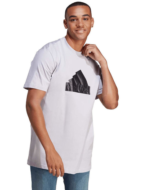 Adidas Future Icons Badge Ανδρικό T-shirt Λευκό με Λογότυπο