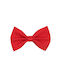 JFashion Cravate Bow Ties Accesorii pentru câini Red 10.5cm