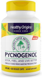 Healthy Origins Pycnogenol 100mg 60 Растителни Капсули