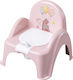 Potty Chair Forest Fairytale with Lid Pink