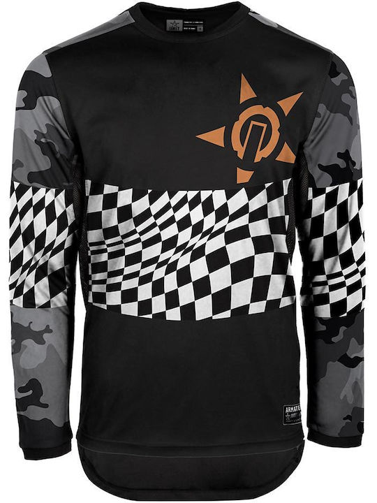 Unit Bulletin Pentru bărbați Tricou Motocross Mânecă lungă Camo