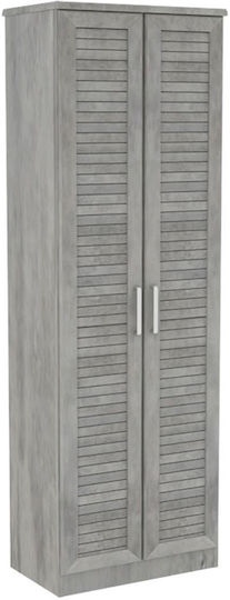 Ξύλινη Sante με 7 Ράφια Antique Ανθρακί 60x37x183cm 123-000199 Ξύλινη Sante με 7 Ράφια Antique Ανθρακί 60x37x183cm 123-000199