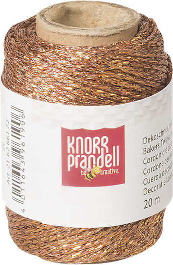 Knorr Prandell Schnürsenkel Metallisch Braun 1.5mm x 20m