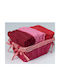 Silk Fashion Λαβέτα 30x30εκ. Κόκκινη 9τμχ
