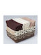 Silk Fashion Lavette 30x30εκ. Braun 9τμχ
