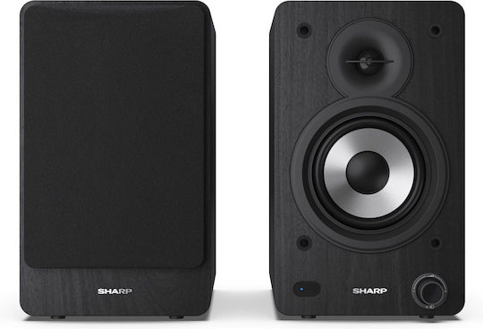 Sharp CP-SS30 Αυτοενισχυόμενο Ηχείο με Bluetooth 60W (Τεμάχιο) Μαύρο