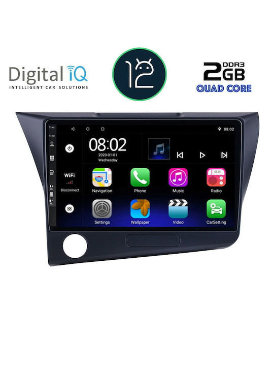 Digital IQ Auto-Audiosystem für Honda CR-Z (Kundenrezensionen-Zusammenfassung) CR-Z 2010-2016 (Bluetooth/USB/AUX/WiFi/GPS/Apple-Carplay/Android-Auto/Notenblätter) mit Touchscreen 9"