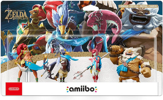 Nintendo Amiibo The Legend of Zelda Breath of the Wild Urbosa/Revali/Mipha/Daruk Character Figure για 3DS
