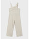 Kinder Overall Leinen Beige