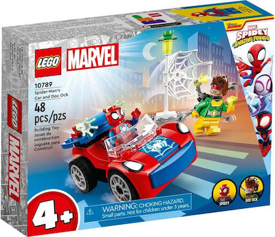 Lego Marvel Spider-Man's Car & Doc Ock pentru 4+ ani