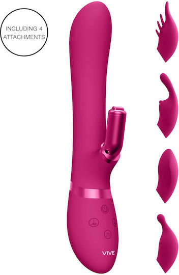 Vive Chou Vibrator Rabbit Rabbit Vibrator 22.3cm Pink | Skroutz.mt